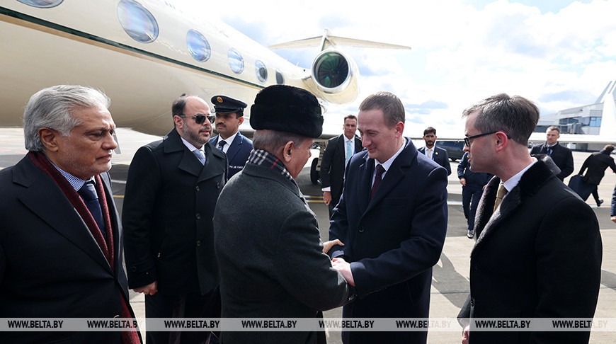 Прэм'ер-міністр Пакістана Шахбаз Шарыф прыбыў з афіцыйным візітам у Беларусь