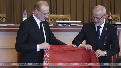 Урачыстая сустрэча ўдзельнікаў 17-й Беларускай антарктычнай экспедыцыі прайшла ў Мінску