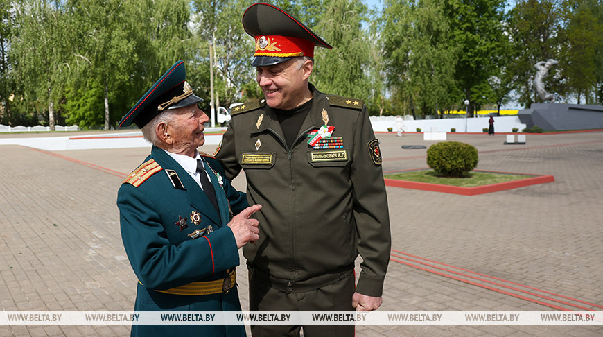 Дзяржсакратар Савета бяспекі прыняў удзел ва ўрачыстасцях у Слуцку з нагоды 80-годдзя Перамогі