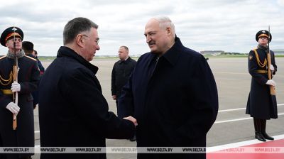 Лукашэнка прыбыў з рабочым візітам у Расію