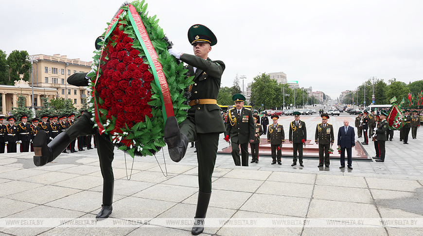 Жыццё - за абарону граніцы. У Мінску ўшанавалі памяць пагранічнікаў, якія загінулі ў гады ВАВ