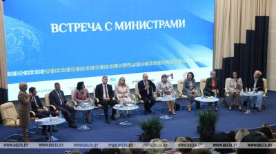 Сустрэча з міністрамі адбылася ў рамках II форуму жанчын-прадпрымальніц