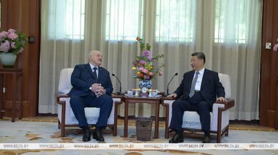 Лукашэнка і Сі Цзіньпін у Пекіне правялі сустрэчу