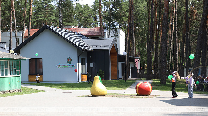 Два новыя карпусы адкрылі ў аздараўленчым лагеры "Салют" для дзяцей з Брэста