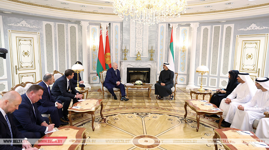 Лукашэнка разлічвае павысіць узровень гандлёва-эканамічнага супрацоўніцтва з ААЭ 