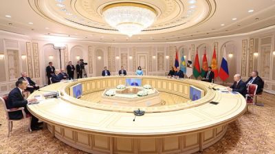 Пасяджэнне Вышэйшага Еўразійскага эканамічнага савета праходзіць у Мінску 