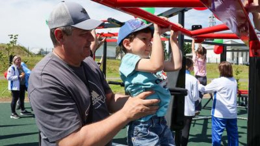 "Спорт для ўсіх": новая шматфункцыянальная пляцоўка з'явілася ў Шклове