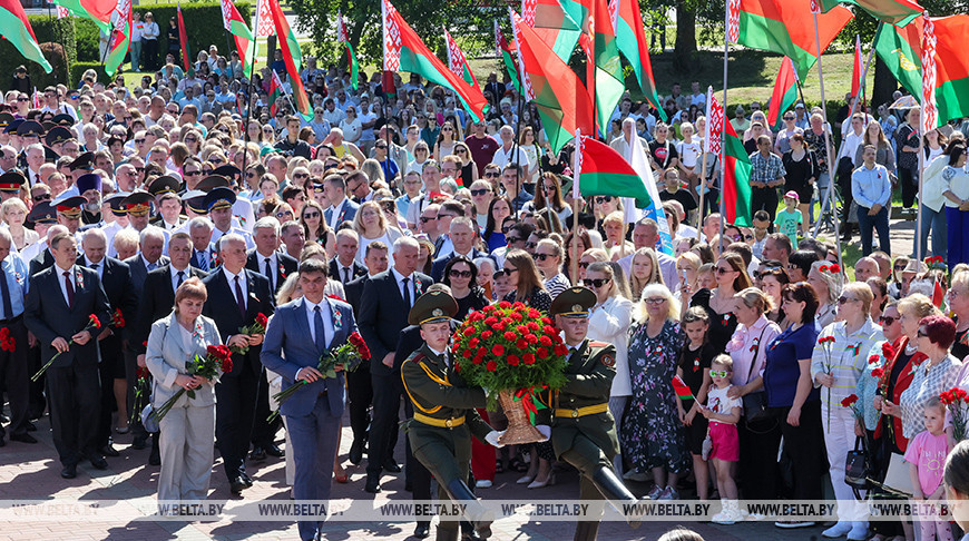 Магіляўчане сустракаюць Дзень Незалежнасці  