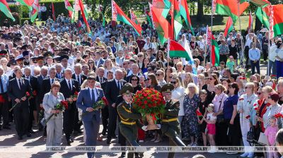 Магіляўчане сустракаюць Дзень Незалежнасці  