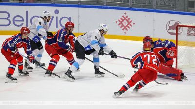 Хакеісты мінскага "Дынама" абыгралі ЦСКА ў таварыскім матчы