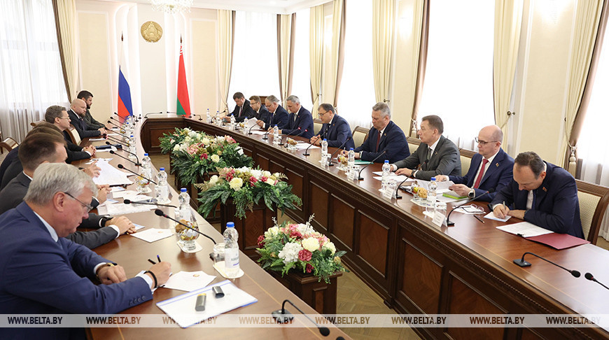 АПК, водазабеспячэнне, будматэрыялы. Каранкевіч пра перспектывы супрацоўніцтва з Валагодскай вобласцю