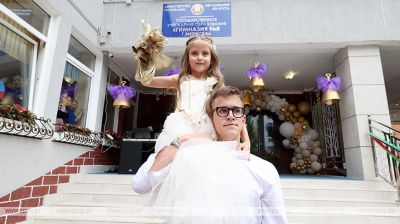 Першы званок прагучаў для 100 першакласнікаў віцебскай гімназіі №8