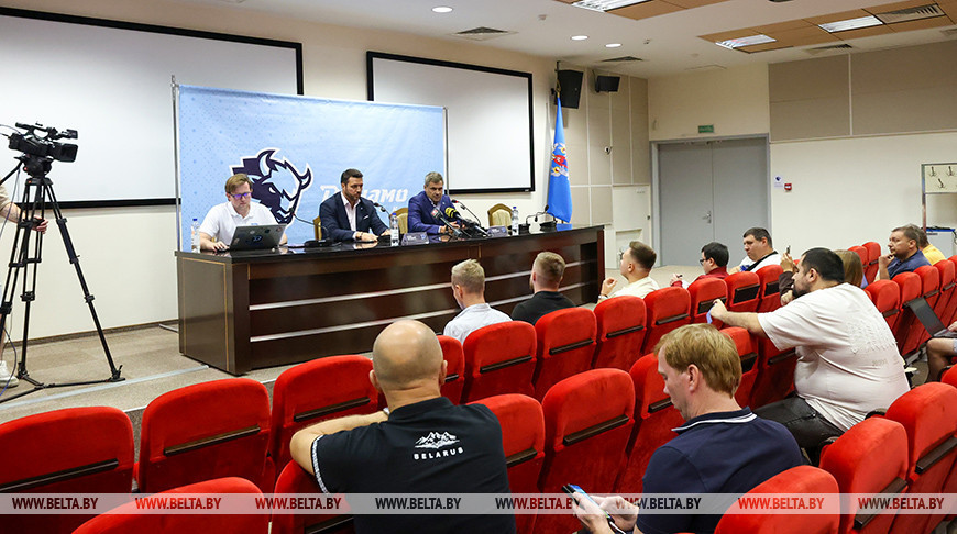 Прэс-канферэнцыя ХК "Дынама" прайшла ў Мінску