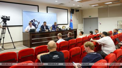 Прэс-канферэнцыя ХК "Дынама" прайшла ў Мінску