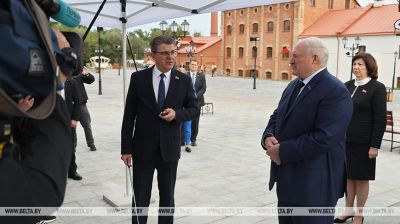 Лукашэнка наведаў рэканструяваны комплекс "Лошыцкі" ў Мінску