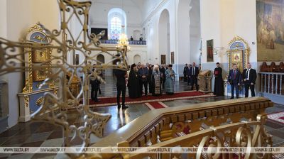 Лукашэнка наведаў Свята-Успенскі Жыровіцкі манастыр