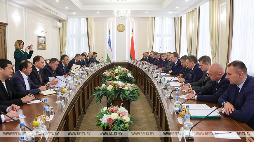 Ва ўрадзе адбылася сустрэча з першым намеснікам міністра эканомікі і фінансаў Узбекістана