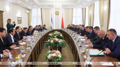 Ва ўрадзе адбылася сустрэча з першым намеснікам міністра эканомікі і фінансаў Узбекістана