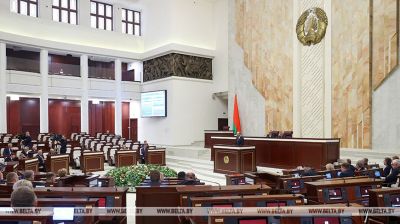 Пасяджэнне трэцяй сесіі Палаты прадстаўнікоў прайшло ў Мінску