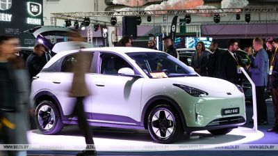 "БЕЛДЖЫ" прэзентаваў новую мадэль электрамабіля