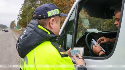 ДАІ правяла рэйд па бяспецы міжгародніх перавозак