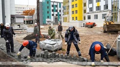 На рэспубліканскім суботніку добраўпарадкавалі тэрыторыю Брэсцкай абласной клінічнай бальніцы