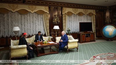 Лукашэнка і спецпасланнік Папы Рымскага Гуджэроці пацвердзілі важнасць дыялогу для ўзаемаразумення ў свеце