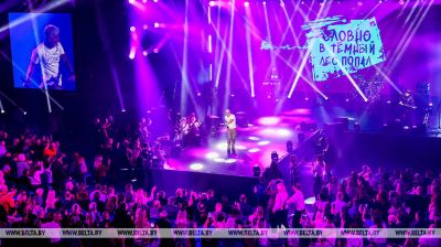 Алег Газманаў даў сольны канцэрт на "Залатым шлягеры" ў Магілёве