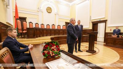 Калектыву Канстытуцыйнага Суда прадставілі новага старшыню