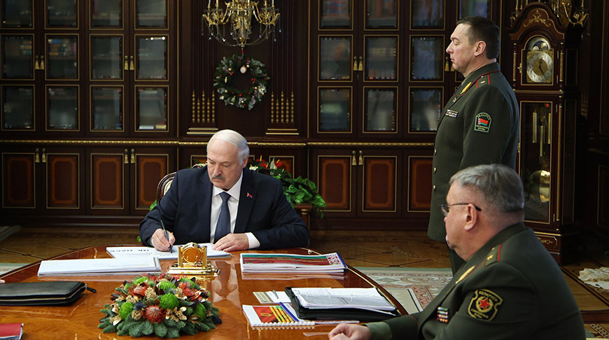 Лукашэнка зацвердзіў рашэнні на ахову дзяржграніцы ў 2026 годзе