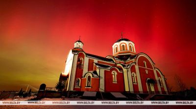 Палярнае ззянне ў наваколлі Гродна