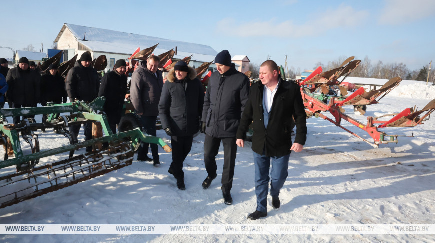 Крутой з рабочай паездкай наведаў Клімавіцкі раён