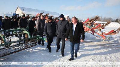 Крутой з рабочай паездкай наведаў Клімавіцкі раён