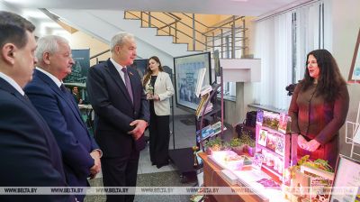 Сергяенка з рабочай паездкай наведвае Пінск у рамках рабочай паездкі