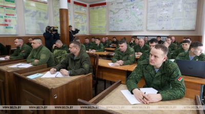 Злучэнне сіл спецаперацый у Брэсце прыведзена ў павышаную гатоўнасць у час праверкі УС