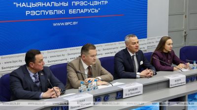 Прыярытэтныя напрамкі работы Дзяржкаммаёмасці абмеркавалі на прэс-канферэнцыі ў Нацыянальным прэс-цэнтры