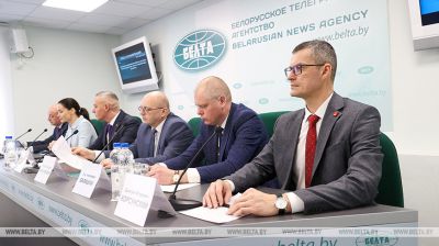 Прэс-канферэнцыя аб асноўных напрамках работы сістэмы Дзяржкаммаёмасці прайшла ў БЕЛТА