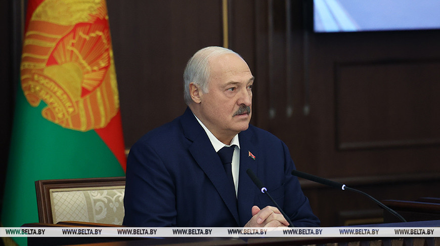 Лукашэнка прыняў справаздачу ўрада за 2025 год