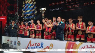  Юныя барцы Мінскай вобласці ўпершыню выйгралі "Лігу храбрых" 