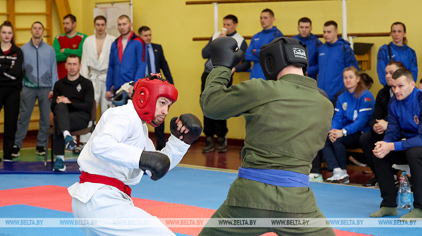 У Магілёве праходзіць чэмпіянат МУС па рукапашным баі