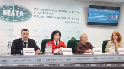 Прэс-канферэнцыя аб арганізацыі дзіцячай летняй аздараўленчай кампаніі прайшла ў БЕЛТА