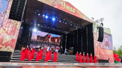 Святкаванне Дня Перамогі ў Гродне  