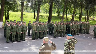 Кадэты Магілёва прайшлі выпрабаванні на права нашэння берэта