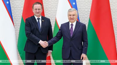 Прэм'ер-міністр Беларусі сустрэўся з прэзідэнтам Узбекістана