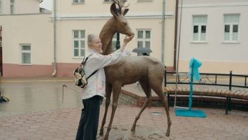 Бронзавая скульптура аленя святога Губерта з'явілася ў цэнтры Гродна